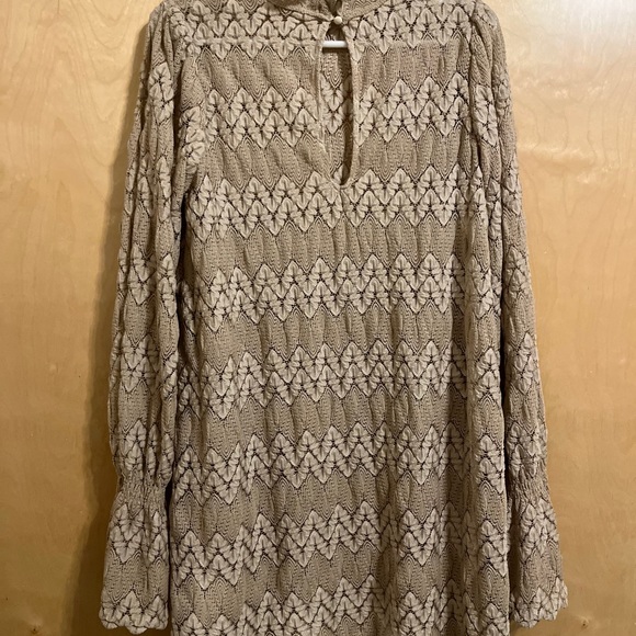 Light brown Free People Lacey worn 1x - Picture 3 of 4